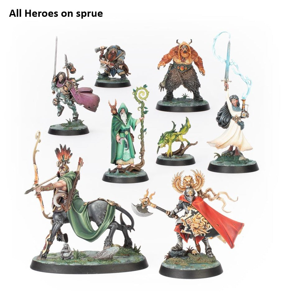 All Darkwater heroes new on sprue