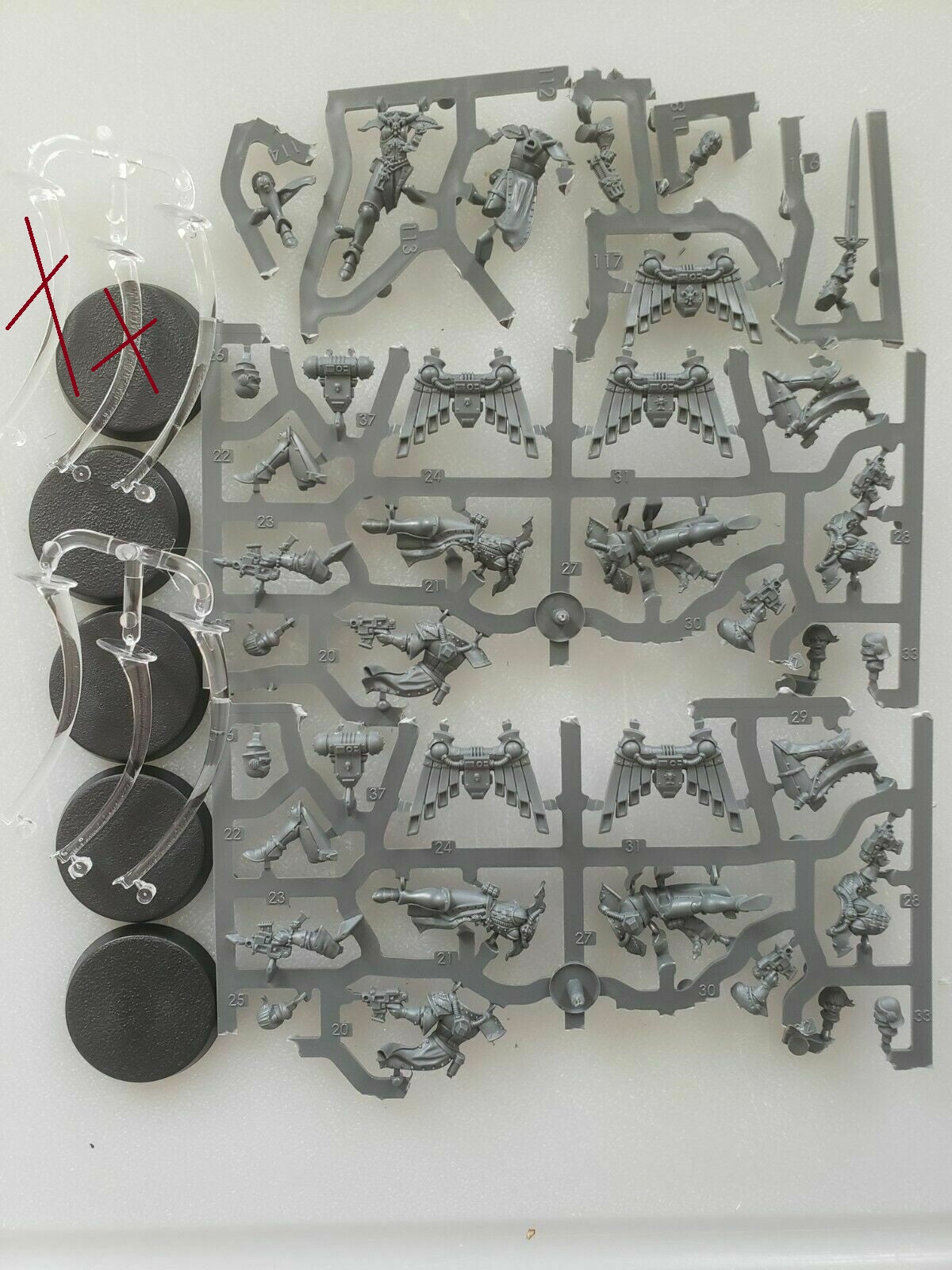 Adepta Sororitas Seraphim Squad from the old combat patrol set OOP