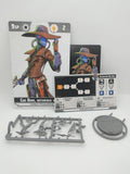 Cad Bane on sprue with unit cards for Star Wars Shatterpoint