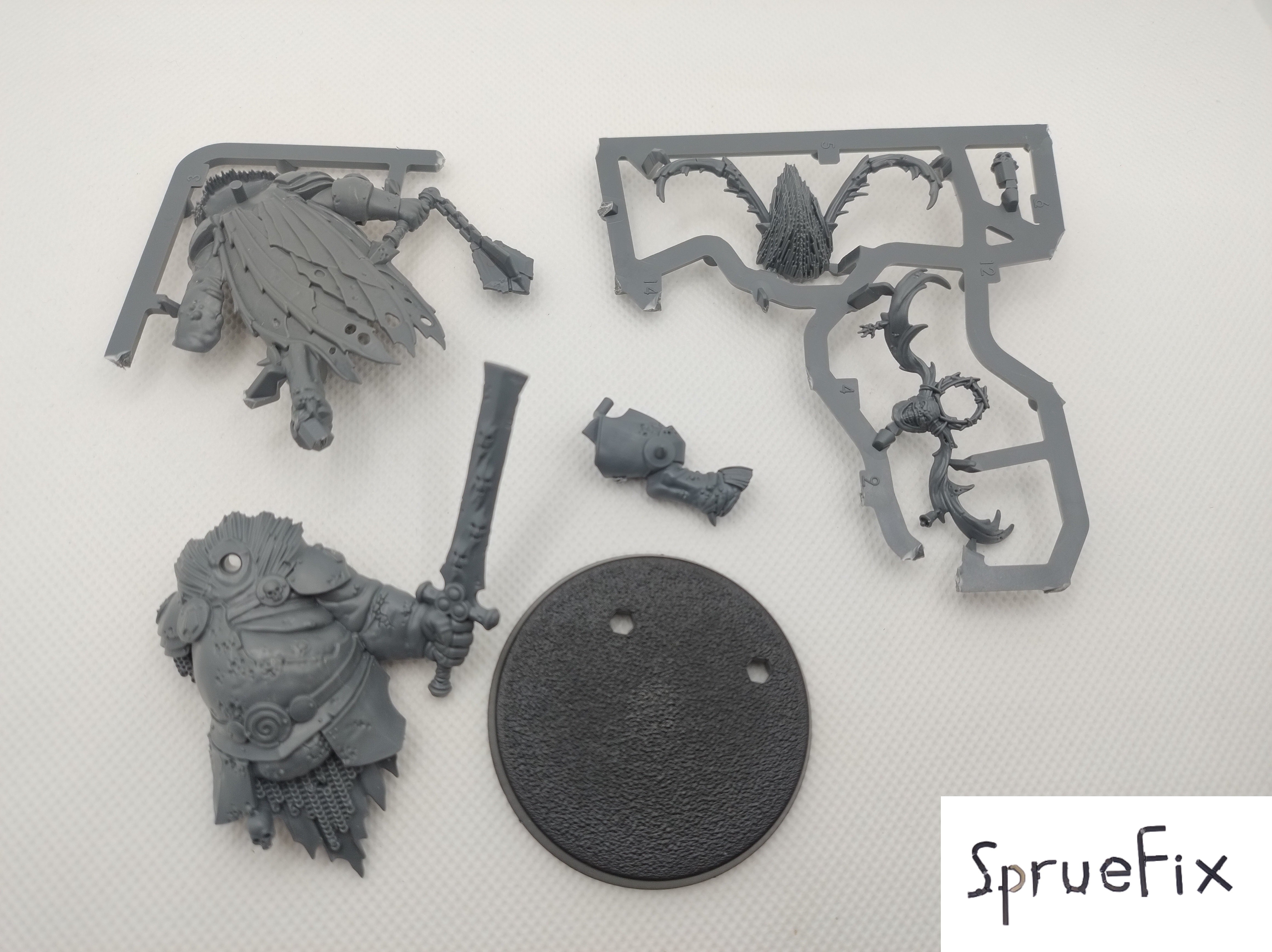 Gelgus Pust Miniature Sprue & Base | Darkwater Singles – Spruefix