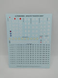 Transfers for 40k: Ultramarines Infantry Transfer sheet