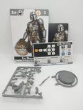 Mandalorian and Grogu on sprue with cards for Star Wars Shatterpoint