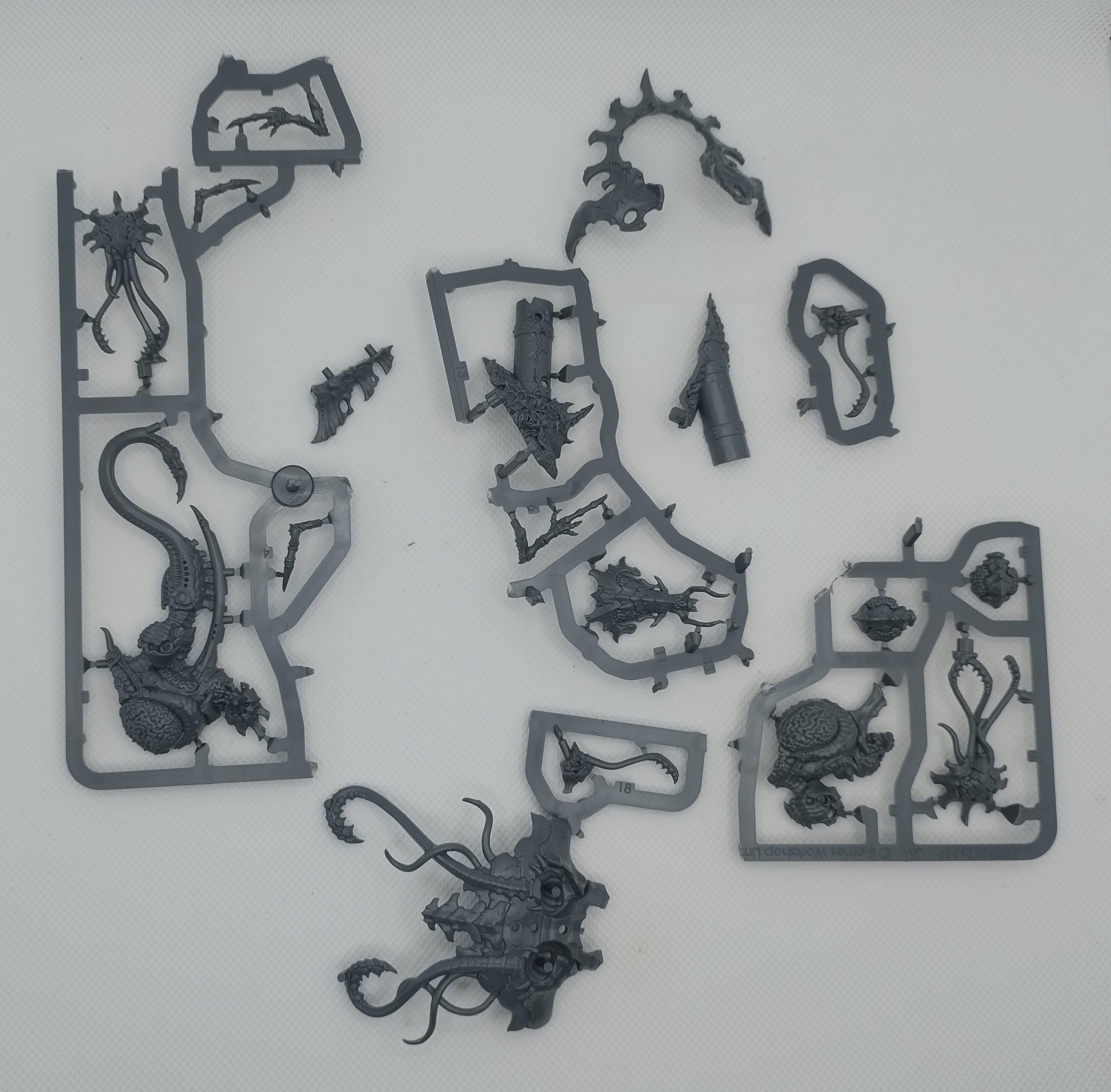 One Tyranid Neurotyrant new on sprue