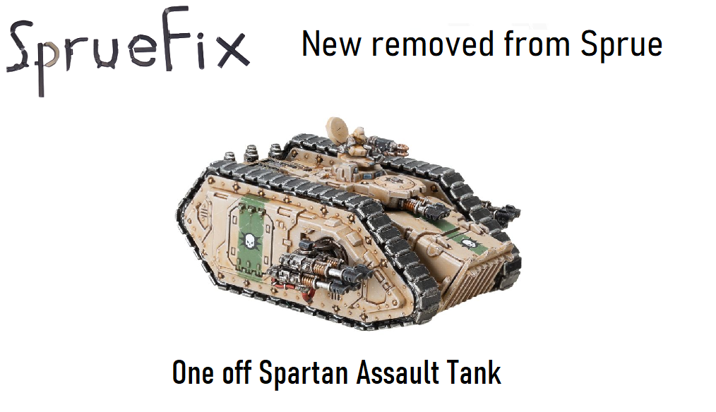 One Spartan for legions imperialis new on sprue