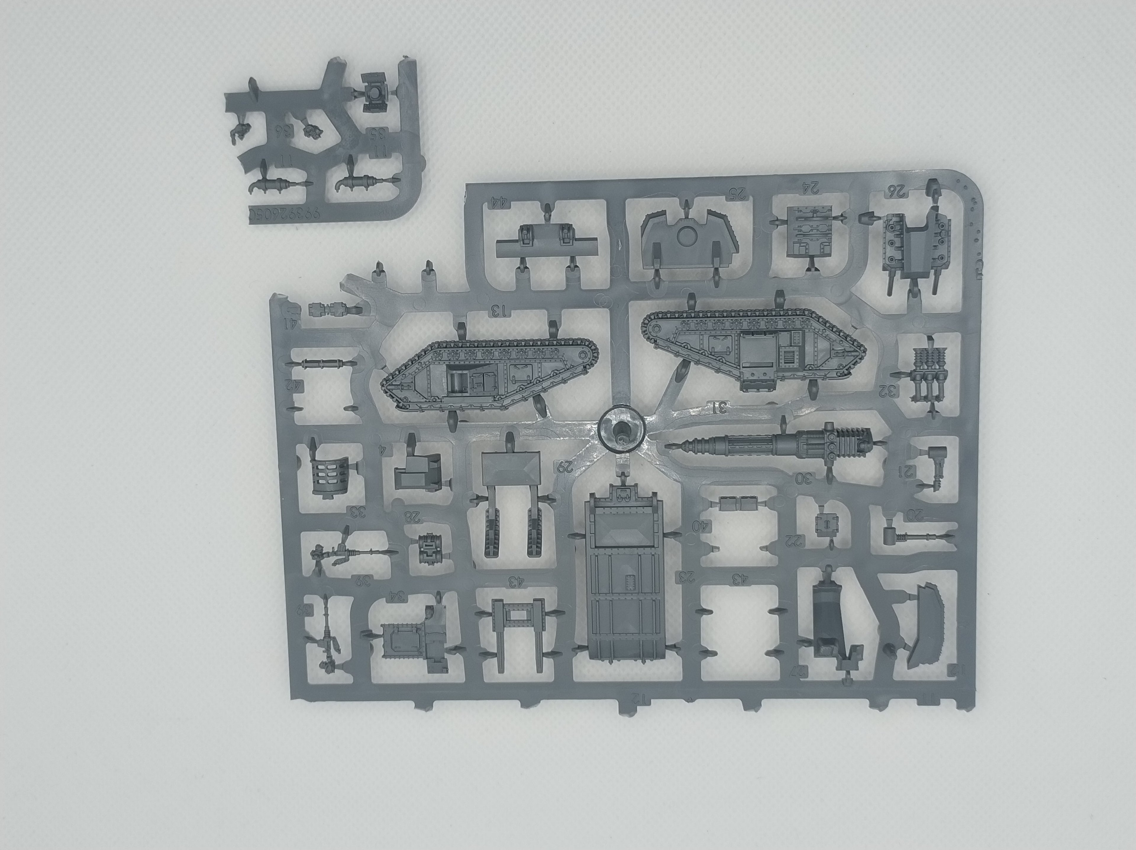One Valdor Tank Hunter new on sprue for legions imperialis
