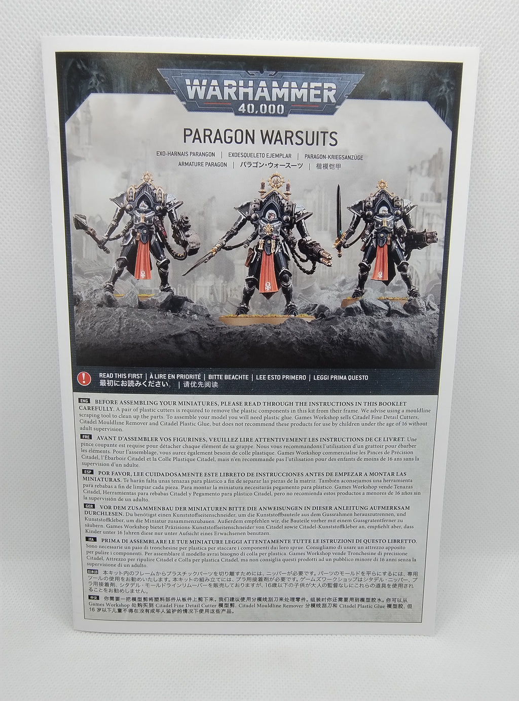 Paragon Warsuits - Adepta Sororitas new on sprue
