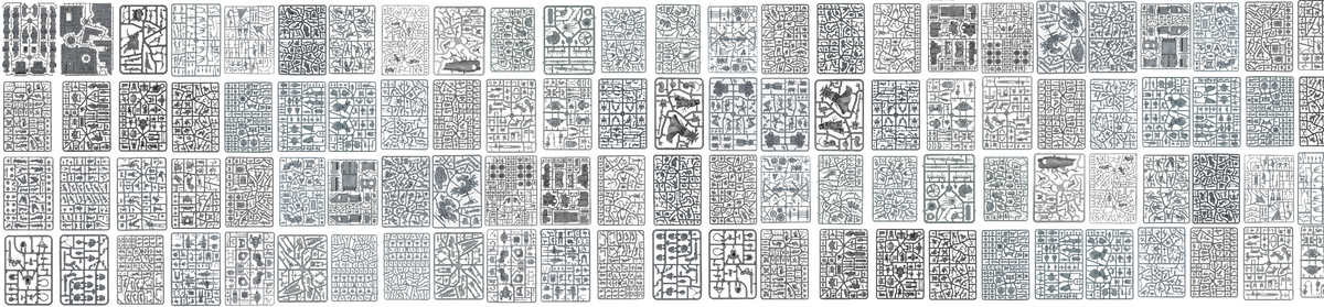 Disc Sprue Spruefix Individual Sprues & Miniature Components for tabletop gaming