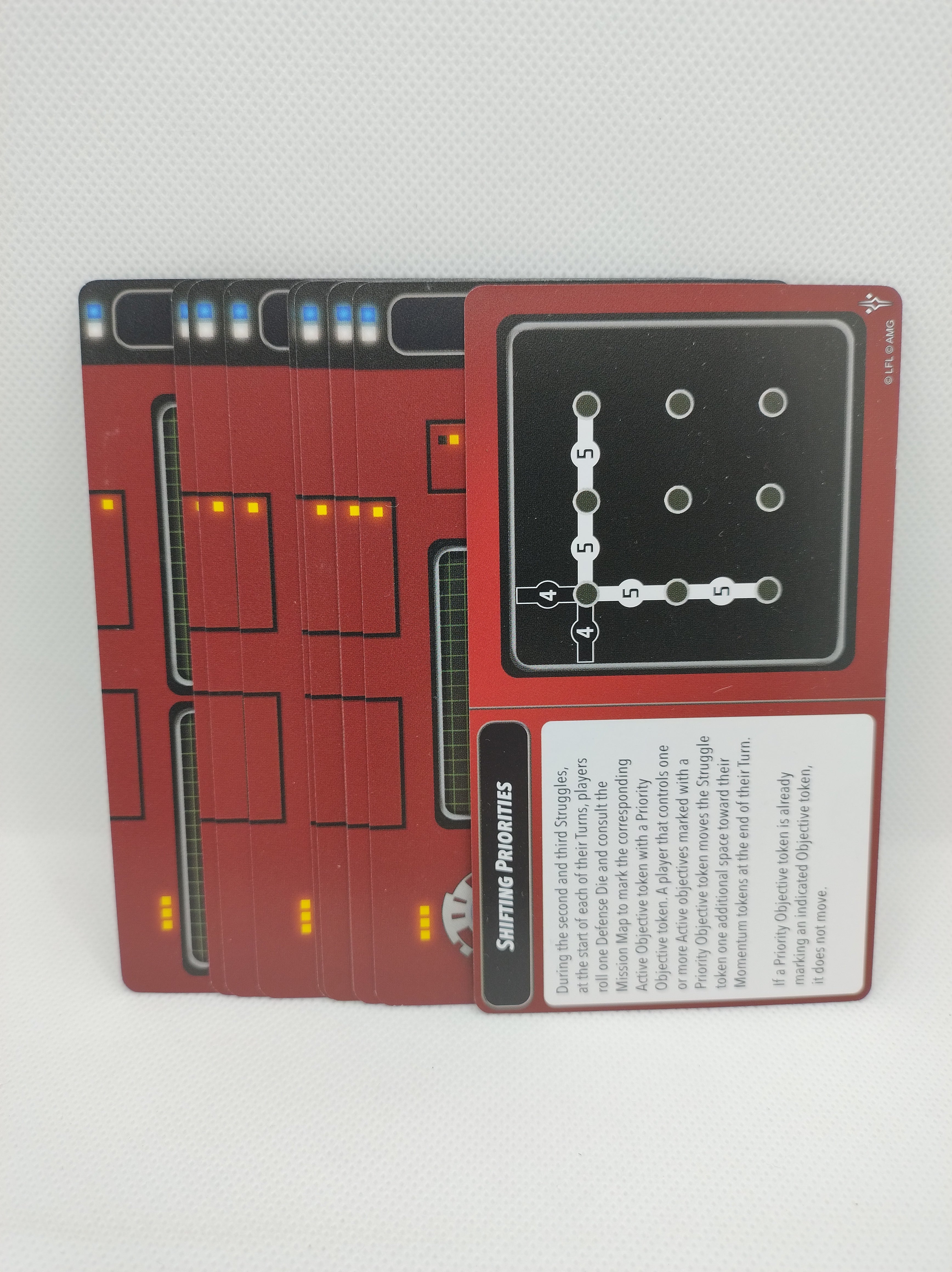 Star Wars Shatterpoint Struggle Cards and Mission Card from the Core Set